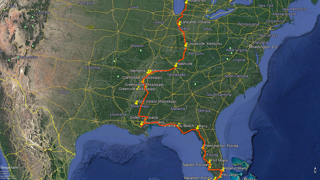USA2019 Route
